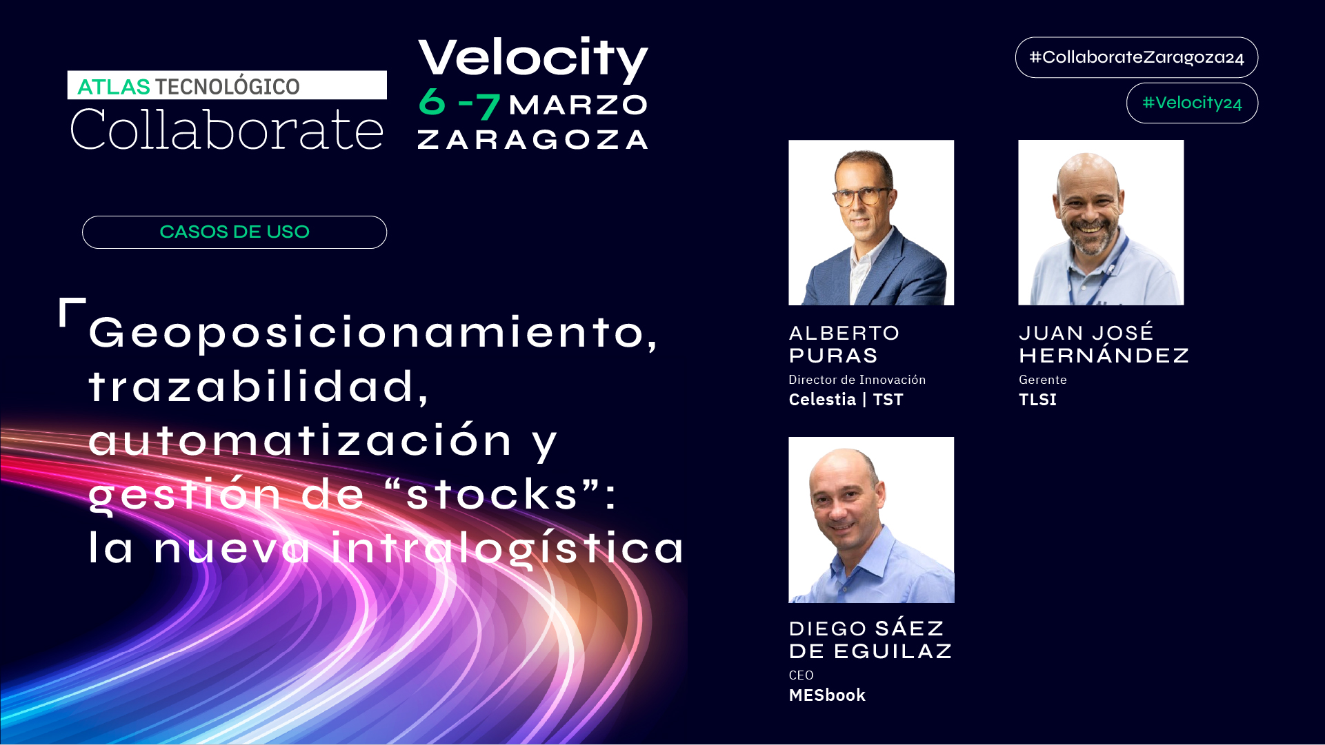 Celestia I TST , TLSI y MESbook expondrán sus casos de éxito sobre la nueva intralogística en Collaborate Zaragoza