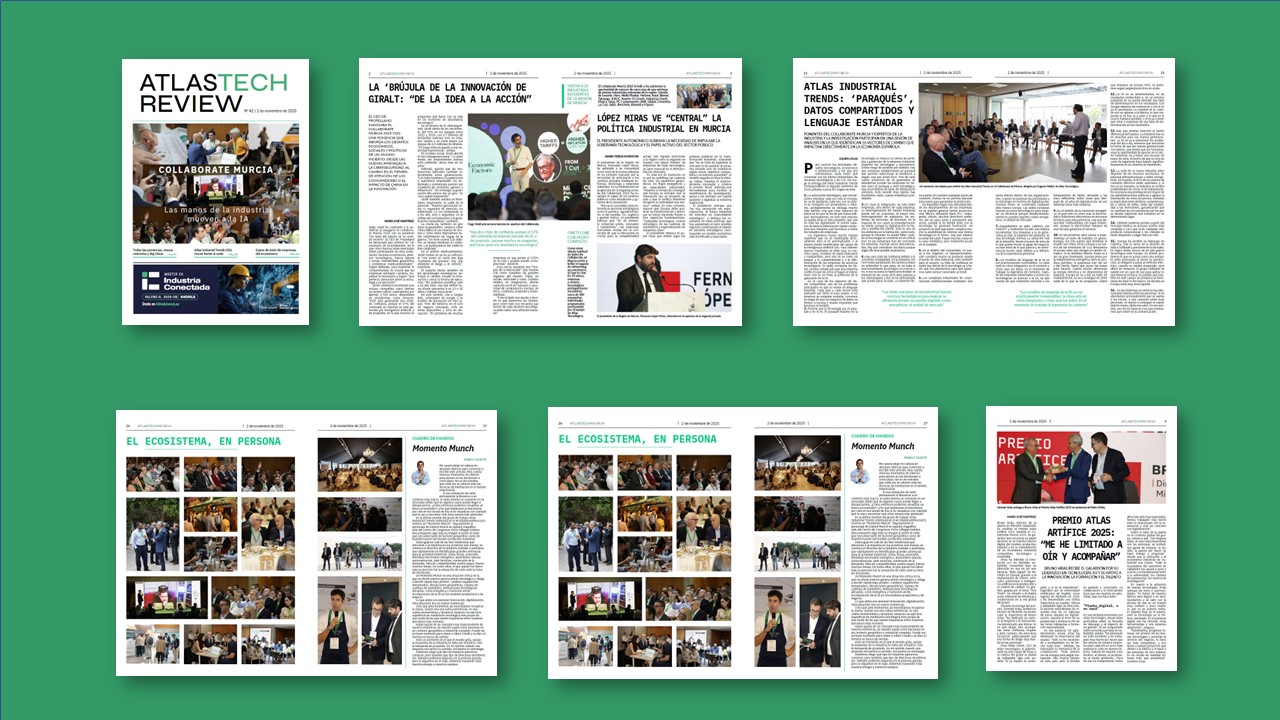 Las manos de la industria mueven a la IA: lo mejor del Collaborate Murcia 2025 en el ATLASTECH REVIEW