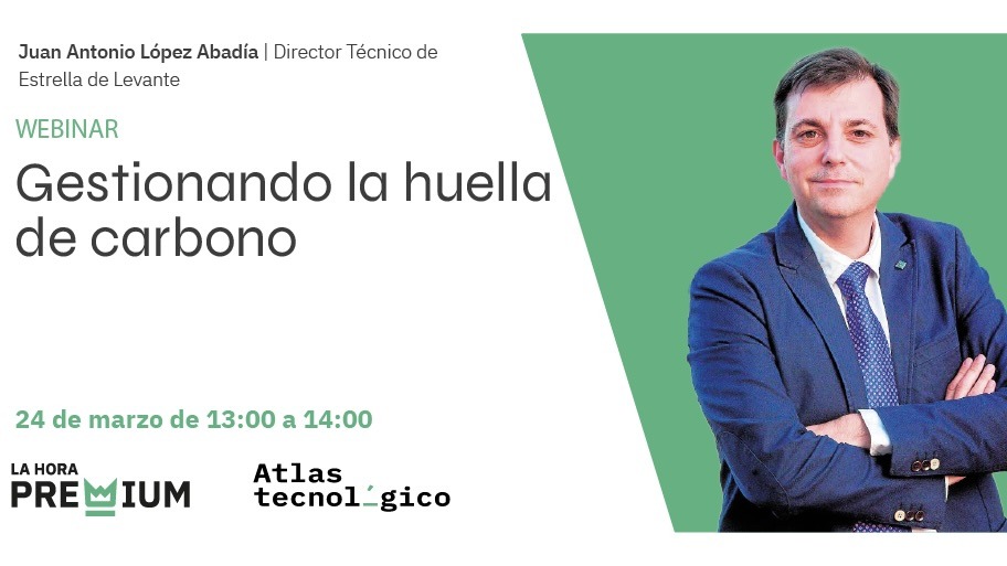 Juan Antonio López hablará sobre «Gestionar la huella de carbono» en La Hora Premium