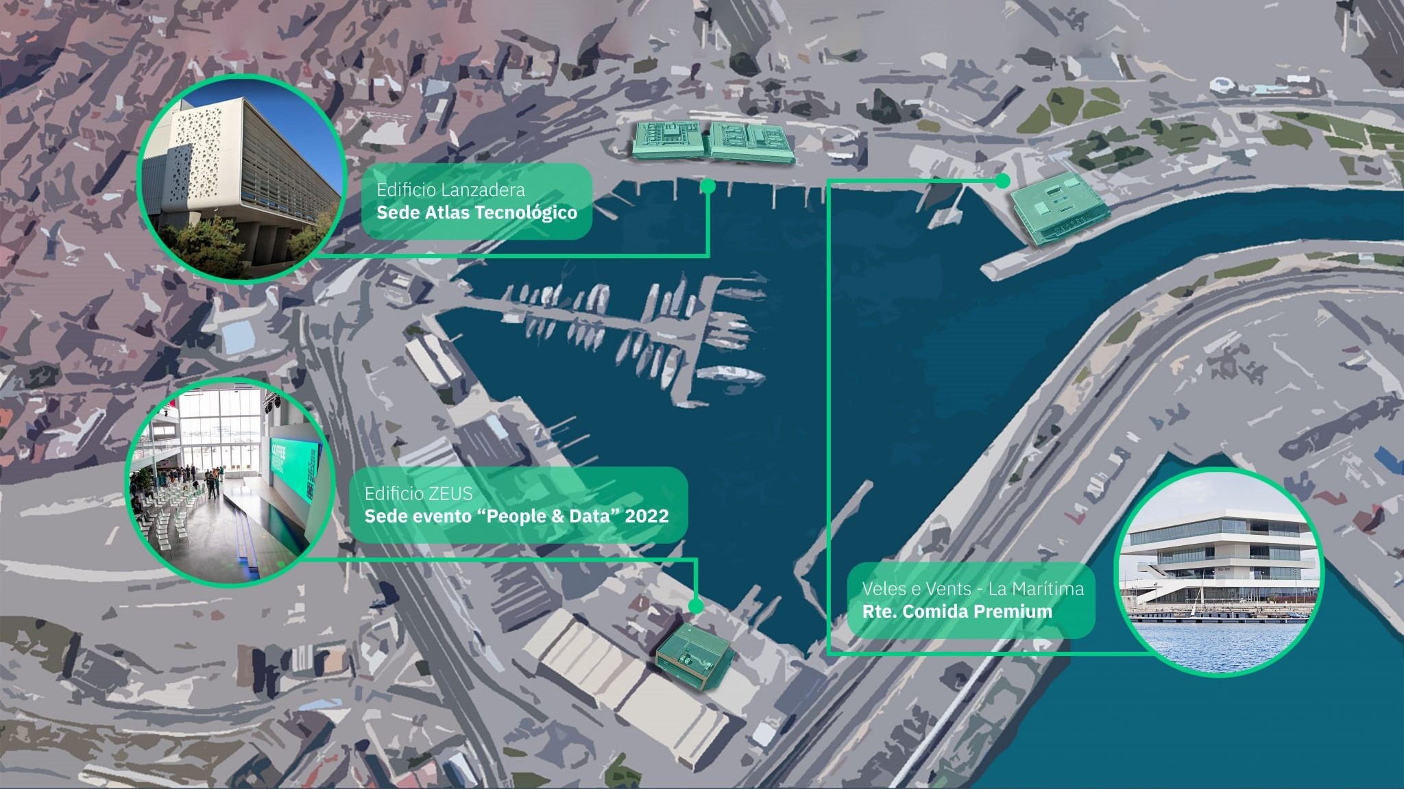 La ‘huella territorial’ de Collaborate People & Data 2022 se extiende más allá de la Marina de Valencia a Gandia, Onda y Albal