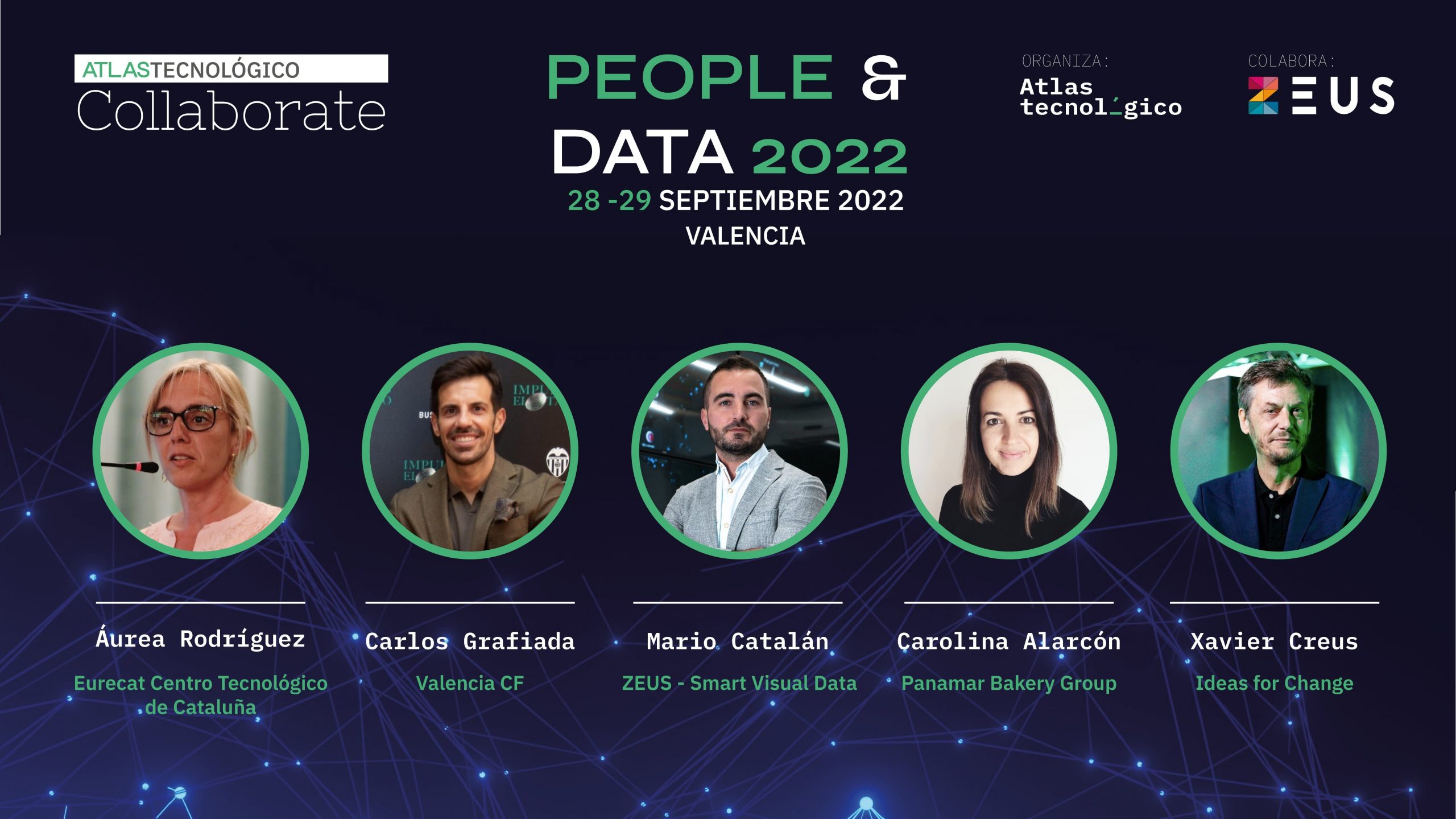 El Valencia CF, ZEUS, Eurecat, Ideas for Change, y Panamar se suman al Collaborate People & Data