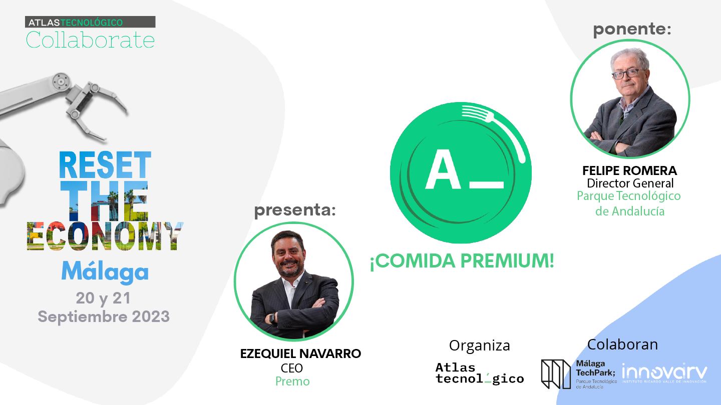 ‘La Triple Hélice’ de Felipe Romera protagonizará la Comida Premium del Collaborate Reset the Economy