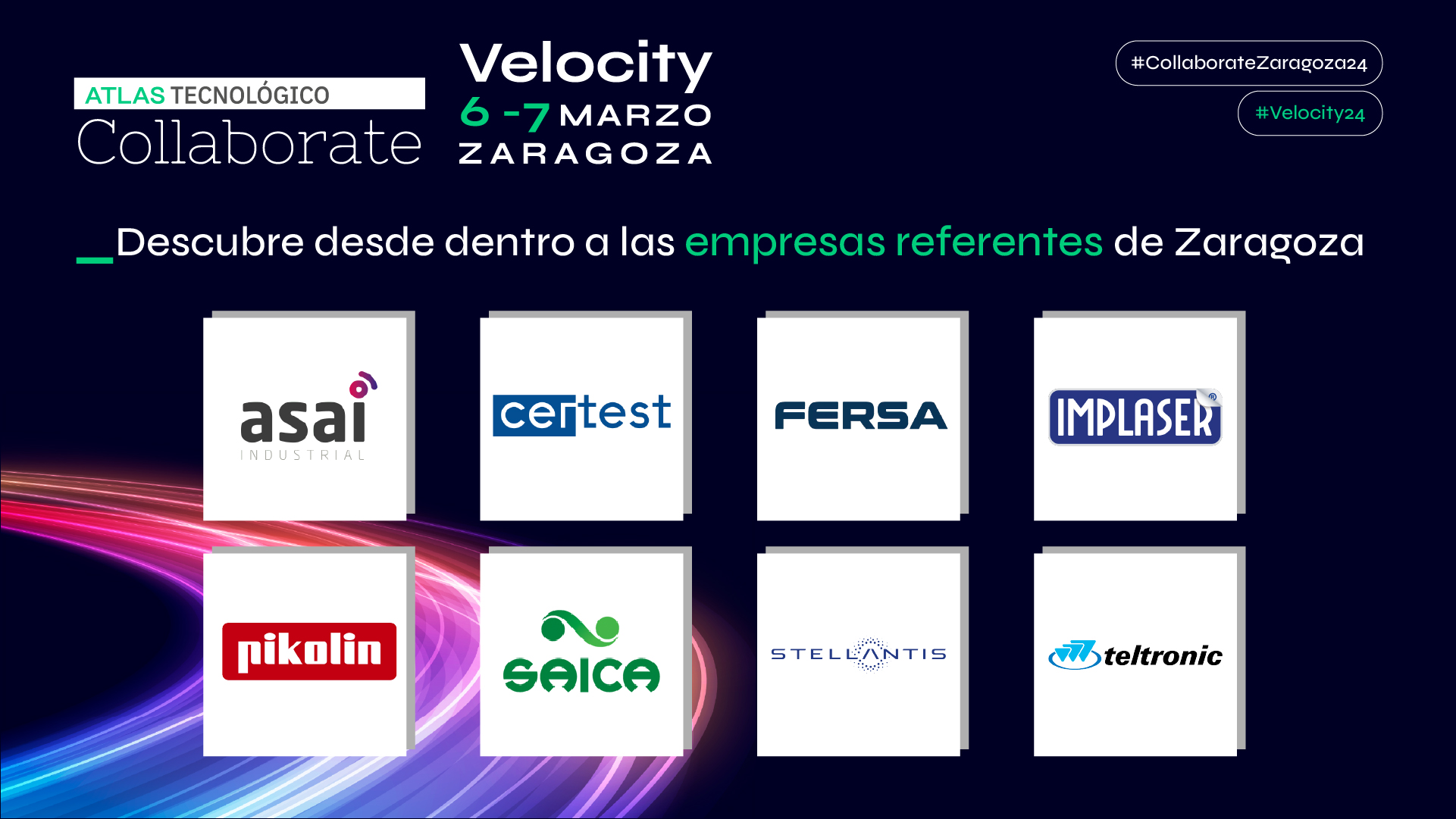 Collaborate Zaragoza visitará las sedes de Asai, Fersa, Teltronic, Certest, Stellantis, Pikolin, Implaser y Saica