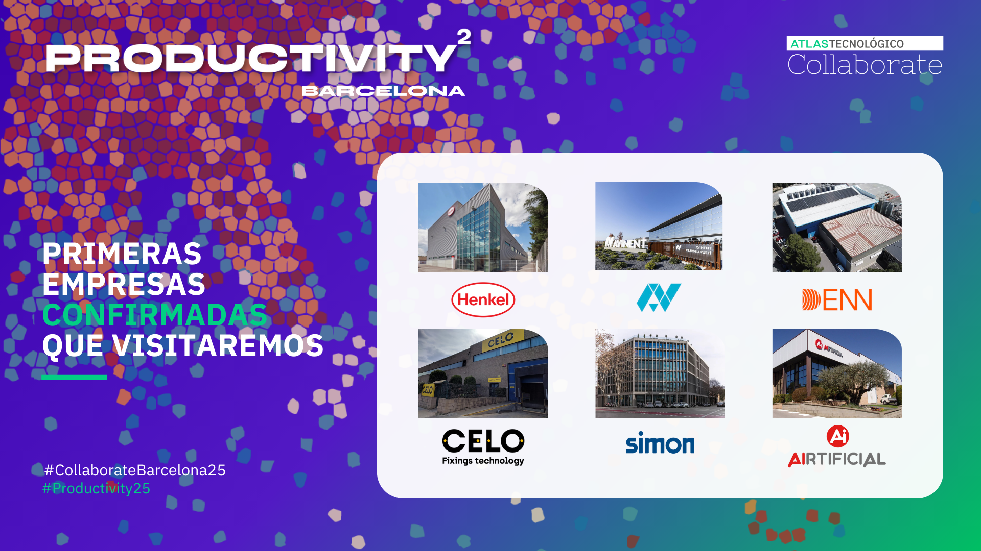 Henkel, CELO, DENN, Artificial, Avinent y Simo abren sus plantas industriales al Collaborate Barcelona